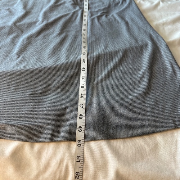 Columbia Omni-Wick Pin-Striped Outdoor Tank Knee Dress Gray 1X PFG Waist Tie - Picture 13 of 15